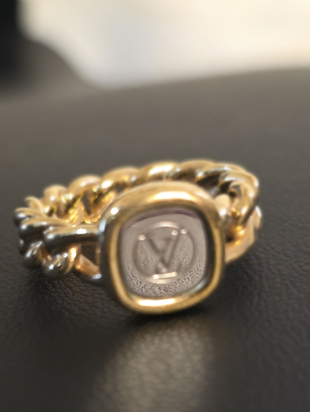 Louis Vuitton ID ring Size 7